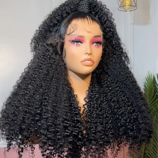 Raw Burmese Curly HD Lace Closure Wig