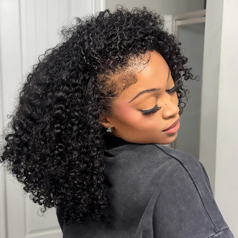 Kinky Curly Half Wig