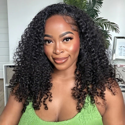 Kinky Curly Half Wig
